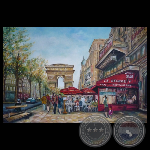 PARÍS ANTIGUO, 2010 - Óleo de MABEL ORUÉ